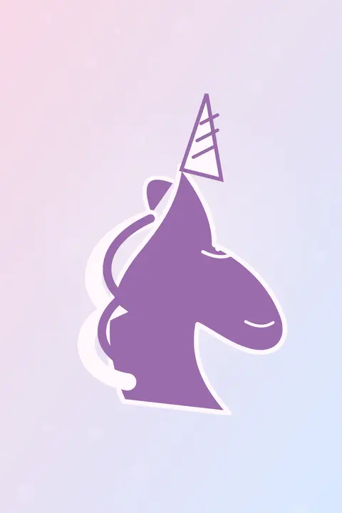 Blush Dream unicorn aesthetic wallpaper in the pastel collection